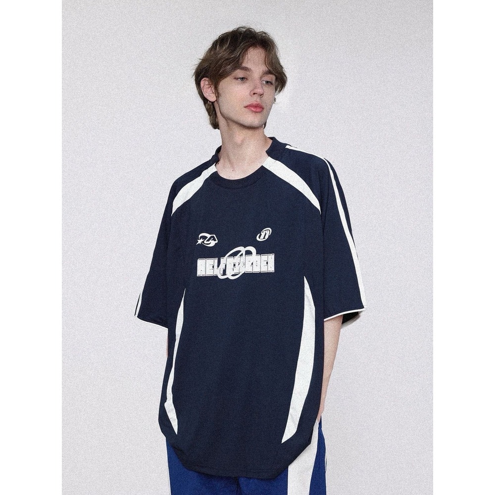 Aelfric‎ Eden Jersey Shirt Oversized Men's XL Vintage Retro Style Racing Y2K